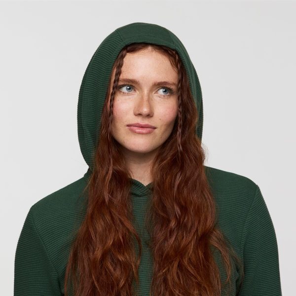 Atajo Long-Sleeve Waffle Hoodie - Women's
